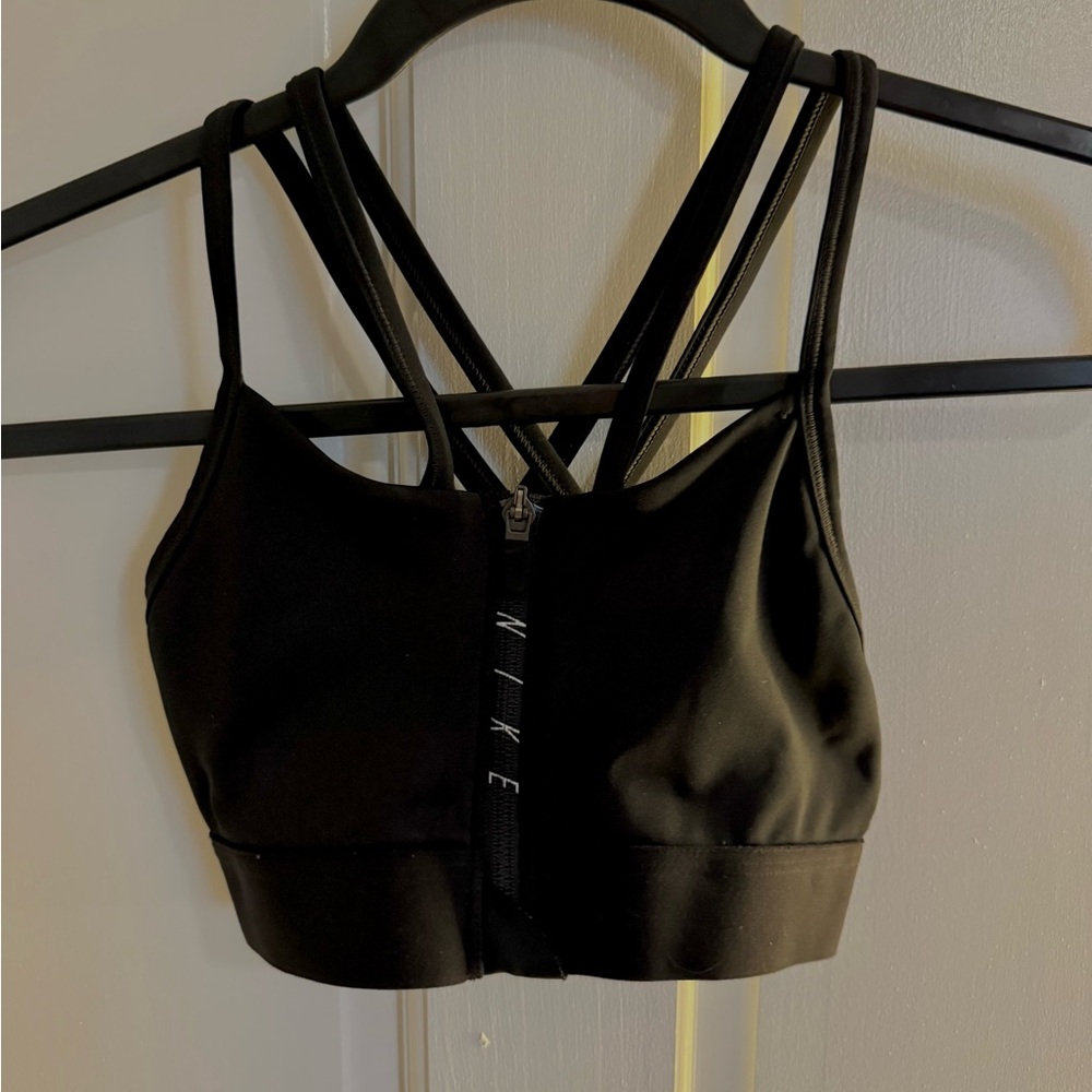 Nike Black Strappy Sports Bra